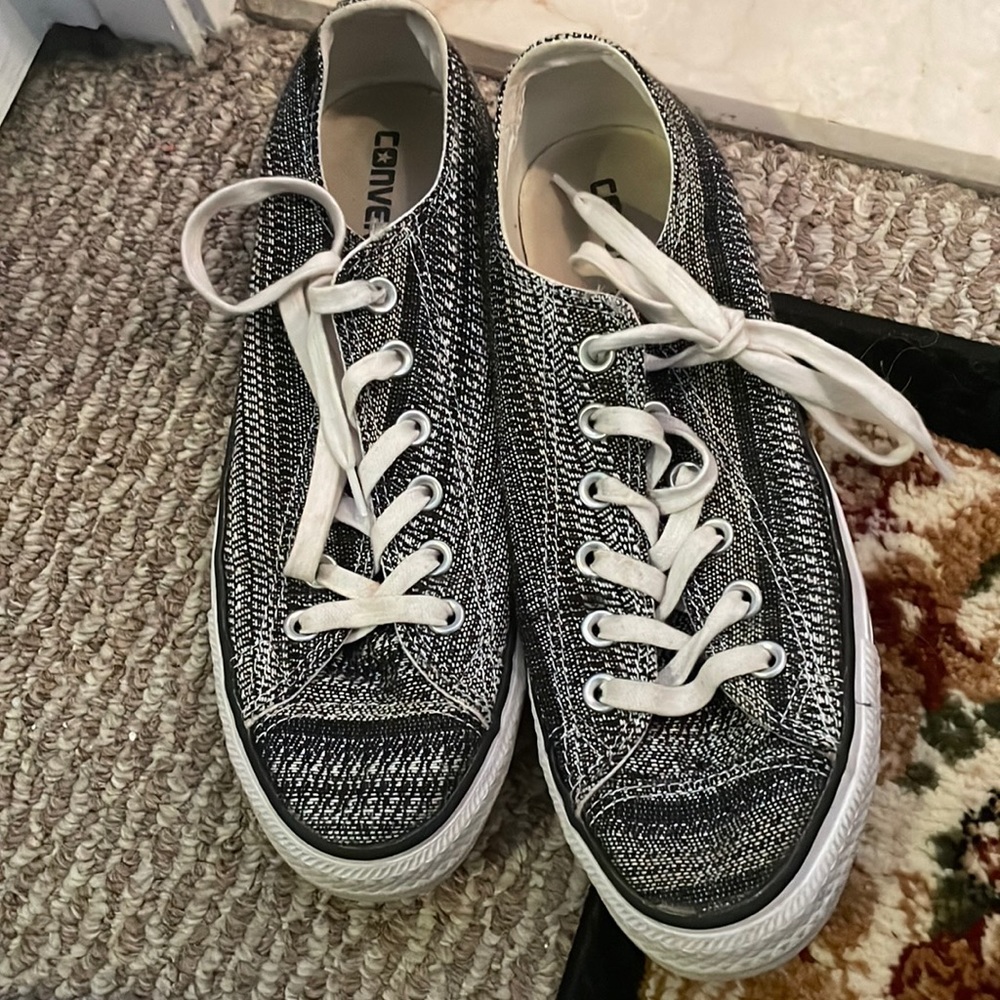 Converse tennis shoes.